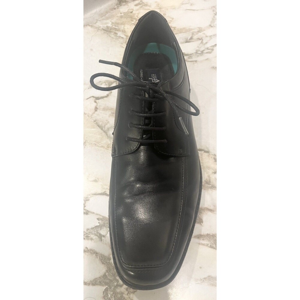 Ashford Hayes Black Dress Shoe Size 10M Single Replacement Amputee Square Toe